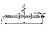Bosch 1987481077 Fren Hortumu Ön Sol ML-Serisi W163 98-04 A1634202048