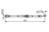 Bosch 1987481432 Fren Hortumu Sol Ön 635mm 46210JD005