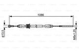 Bosch 1987482547 El Fren Teli Orta Ön Master III Movano B M9T 10- 364028595R