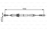 Bosch 1987482548 El Fren Teli Orta Master III Movano B M9T 10-1032mm 364024124R