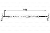 Bosch 1987482637 El Fren Teli Arka Sol Clio (Iv) 0.9 TCE-1.2 16V .1.5DCI 12- 365311282R