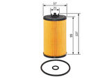 Bosch F026407074 Yağ Filtresi Astra Classic 99>02 Astra J 13> Astra K 15> Insıgnıa A Insıgnıa B Merıva B Mokka X Mokka 14> B16Dte B16Dth B16Dtl