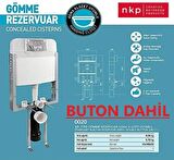 Nkp Gömme Rezervuar Asma Klozet Uyumlu BUTON DAHİL