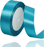 Benim Marifetlerim Turkuaz Saten Kurdele 2 cm 10 Metre