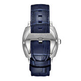 Beverly Hills Polo Club BP3687X.399 Otomatik Erkek Kol Saati | Lacivert Deri Kordon & Gümüş Kasa