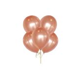 Metalik Rose Gold Balon 12 Inch 20 Adet