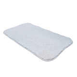 Otel Banyo Paspası | Beyaz | % Pamuk | Kenar Biyeli | 730gr | 50 x 90 cm | Yumuşak Dokulu