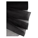 Siyah Kristal Tül 2 Metre