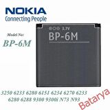 Nokia BP-6M Batarya Nokia 3250 6233 6280 6151 6234 6270 6233 6280 6288 9300 9300i N73 N93 Uyumlu Batarya
