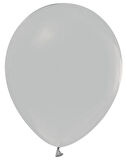 Benim Marifetlerim Düz Gri Balon 12 inch 5 Adet