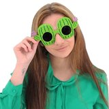 Eco Lounge Unisex Güneş Gözlüğü Yeşil Çerçeve Plastik Cam Siyah
