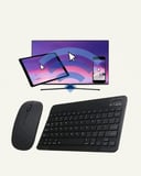 RGB Aydınlatmalı Şarjlı Kablosuz Klavye ve Mouse Seti – Modern ve Kompakt Tasarım
