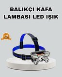 Outdoor ve Gece Balıkçılığı İçin LED Kafa Lambası – USB Şarjlı, 60° Ayarlanabilir Far