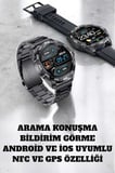 Akıllı Saat Arama Cevaplayan Titreşim Özelliğiyle Bildirim Görebilen