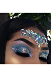 Austral Işıltılı Kristal Kesim Makyaj Festival Yüz Taşı Face Gems