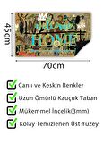 Welcome Orijinal Kapı Önü Paspası Dekoratif Kapı Paspası Dış Mekan Paspas Ev Içi Paspası 45x70cm