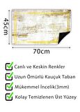 Düz Dekoratif Kapı Önü Paspası Dekoratif Kapı Paspası Dış Mekan Paspas Ev Içi Paspası 45x70cm