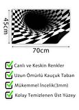 İlizyon Kapı Önü Paspası Dekoratif Kapı Paspası Dış Mekan Paspas Ev Içi Paspası 45x70cm