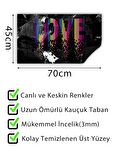 Love Kapı Önü Paspası Dekoratif Kapı Paspası Dış Mekan Paspas Ev Içi Paspası 45x70cm