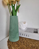  Pampas Vazosu Çiçek Vazosu 19 Cm