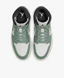 Nike Air Jordan 1 Mid Jade Smoke (W)