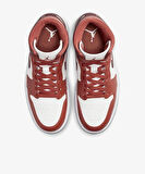 Nike Air Jordan 1 Mid Dusty Peach Night Maroon (W)