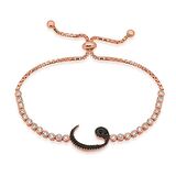 Gümüş Vav Asansör Kadın Bileklik 