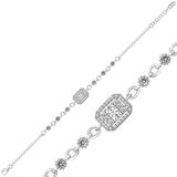 Gümüş Baget Kadın Bileklik