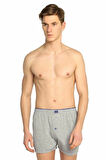 Tutku 0117 Erkek  Penye Düz Boxer