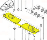 Renault Kangoo Güneşlik (1998-2011) 1.9, 1.4, 1.5 DCI 7700308877