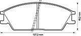 Hyundai Getz Ön Fren Balata (2002-2011) 1.6, 1.3, 1.4, 1.5 CRDI 5810122A10