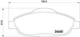 Peugeot 308 Ön Fren Balata (2007-2014) 1.6, 1.6 HDI, 1.6 VTI, 1.6 L THP 1613259380
