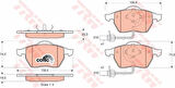 Volkswagen Passat Ön Fren Balata (1996-2005) 1.8, 1.6, 2.0, 2.8, 1.9 TDI 4B0698151