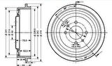Renault Megane Scenic Arka Fren Kampanasi (1996-1999) 1.9, 2.0, 1.6 8200256121
