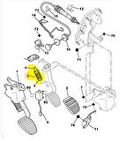 Citroen Berlingo Debriyaj Pedali (2008-2019) 1.6 HDI 2148K6