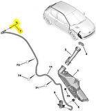 Peugeot 206 Silecek Fiskiye Memesi Arka (1998-2013) 1.4, 1.6, 2.0, 1.4 HDI 6438E1