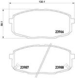 Hyundai İ30 Ön Fren Balata (2007-2011) 1.6, 1.4, 1.6 CRDI 581011HA00