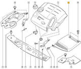 Renault Megane Scenic Akü Yeri Yuvasi (2003-2009) 2.0, 1.9, 1.6, 1.5 DCI 8200302466