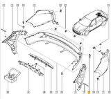 Renault Megane Sport Tourer Arka Tampon Çeki Kapak (2009-2016) 1.4, 1.6, 1.5 DCI, 1.6 DCI 511650363R