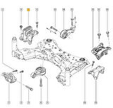 Renault Megane Sport Tourer Motor Takoz Sağ (2009-2012) 1.4 112100017R