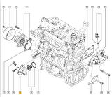Dacia Dokker Termostat Kapaği (2017-2022) 1.6 110611214R