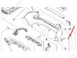 Renault Clio Sw Grand Sport Tur Arka Tampon Çeki Kapak (2009-2013) 1.2, 1.6, 1.5 DCI 7701066478