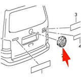 Volkswagen Caddy Bagaj Kaput Yazi/Arma (2003-2012) 2.0 SDI, 1.9 TDI 2K0853630B
