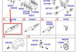 Hyundai Tucson Düğme Kapi Ön Cam (2004-2010) 2.0, 2.0 CRDI 935702E250Z9