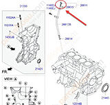 Kia Ceed Yağ Çubuğu (2015-2018) 1.4 2661103900