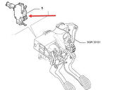 Fiat İdea Debriyaj Pedal Müşürü (2004-2007) 1.4, 1.3 JTD 51835627