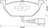 Audi A3 Ön Fren Balata 96-16 1K0698151d