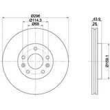 Renault Laguna Ön Fren Diski (2008-2012) 402060002 DF6184 2.0 DCI