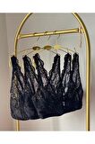 BRALET SİYAH DANTELLİ Beden 90B Renk SİYAH