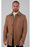 KLASİK YAKA KAŞE ERKEK KABAN